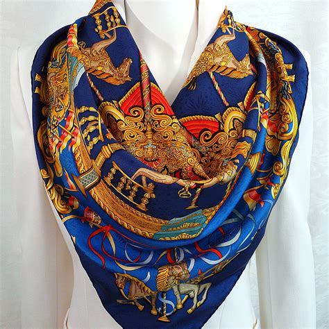 belt design silk scarf hermes